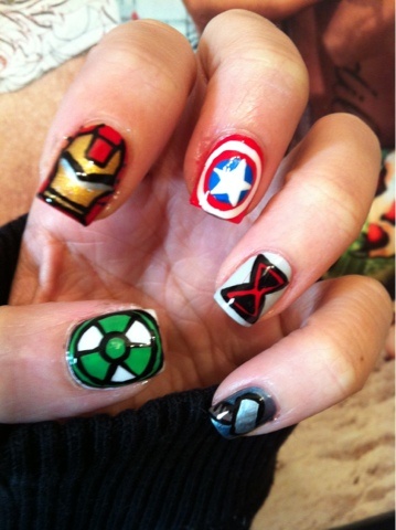Photo:  Avengers nails